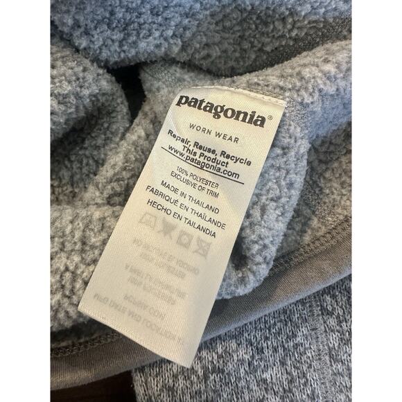 Patagonia Better Sweater 1/4 Zip Fleece Pullover Gray Women's Size Small - Picture 7 of 14